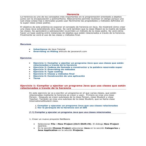 Herencia lenguaje de programacion