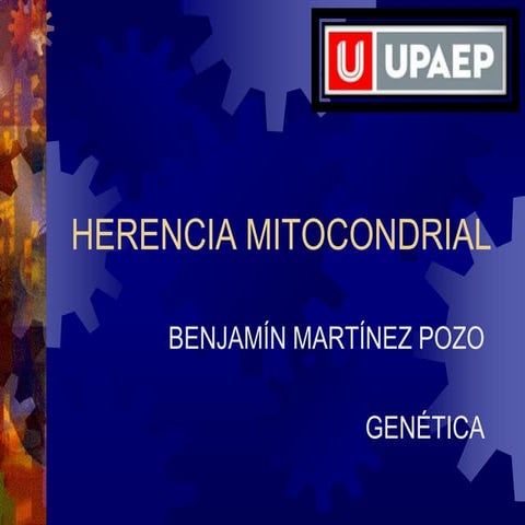 Herencia mitocondrial