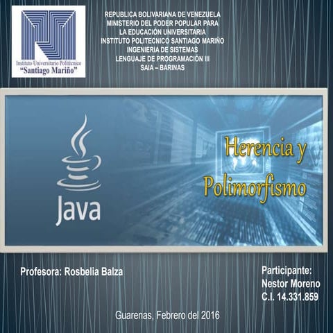 Herencia y Polimorfismo