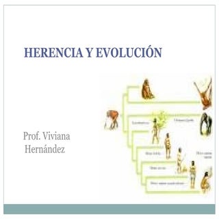 Herencia y evolución