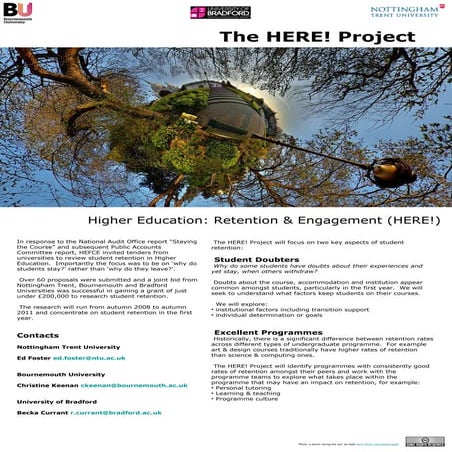 HERE Project Poster - 2008