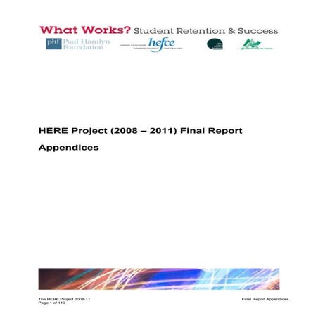 Here project final report appendices
