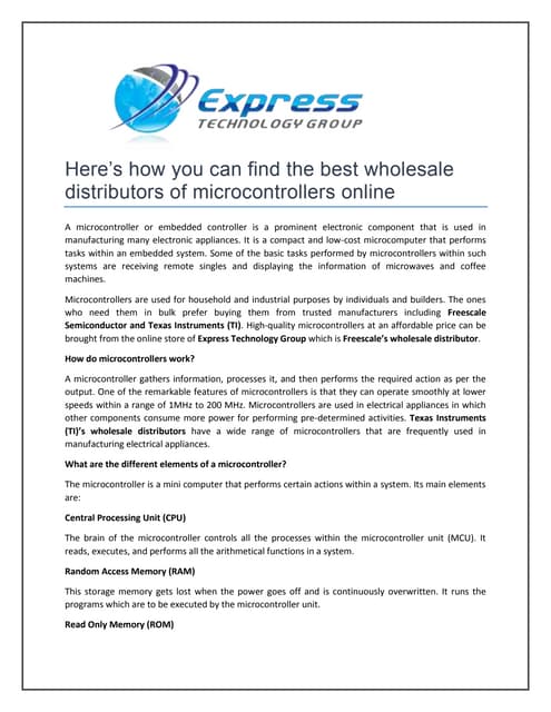 What Makes Rabbit Semiconductor Microcontroller So Versatile And ...