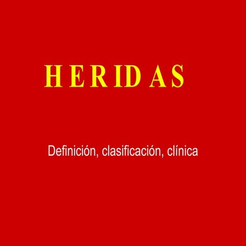 HERIDAS