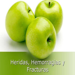 Heridas, hemorragias y fracturas it...
