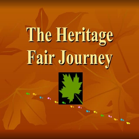 Heritage Fair Journey
