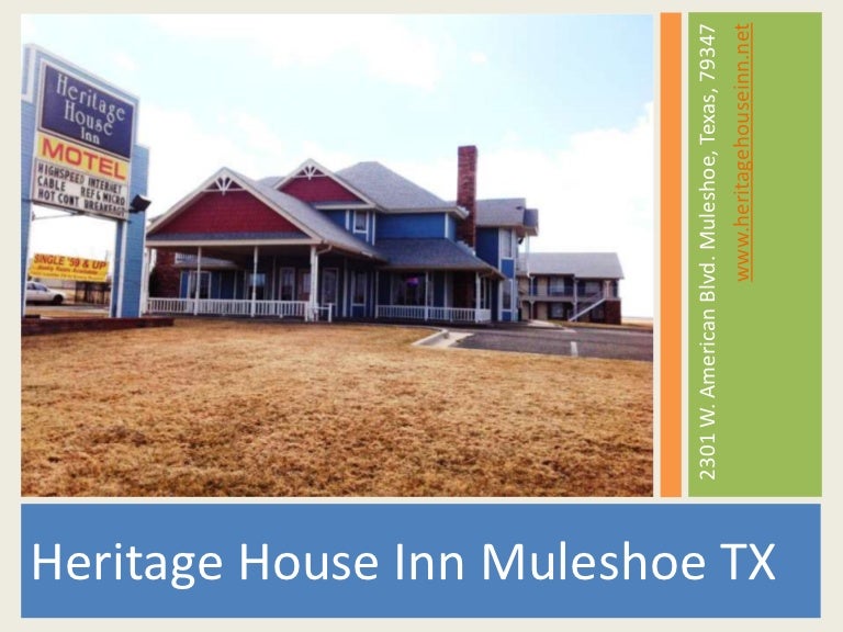 Heritage house inn muleshoe tx
