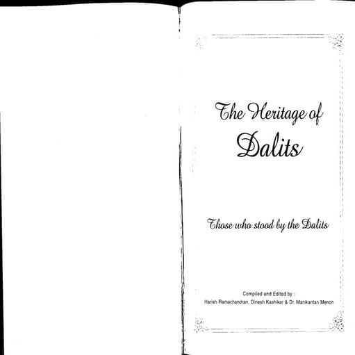 Heritage of Dalits