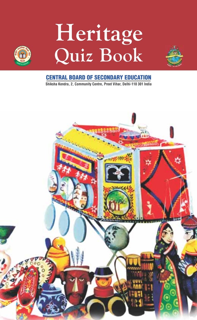 Heritage Quiz Book by CBSE