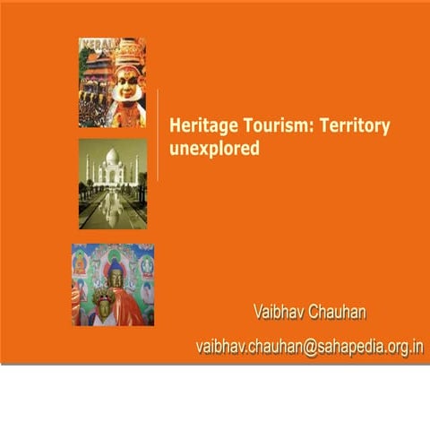 Heritage tourism in India