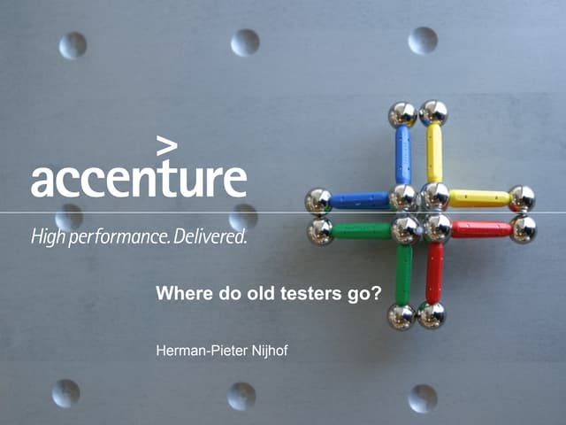 Herman- Pieter Nijhof - Where Do Old Testers Go?