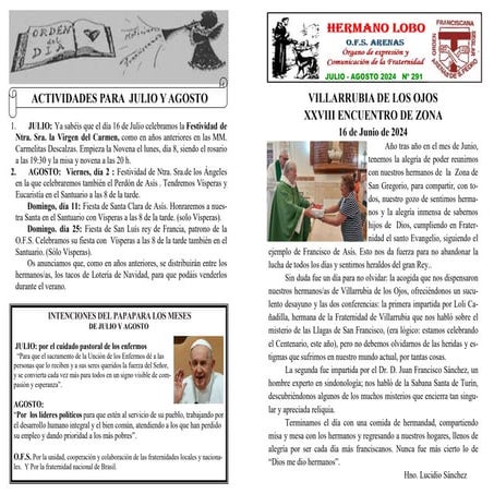 HERMANO LOBO ULIO-AGOSTO 2024.   Fraternidad de Arenas. pdf