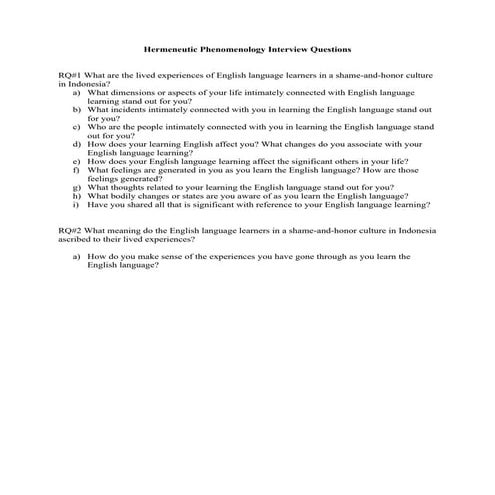 Hermeneutic Phenomenology Interview Questions.pdf