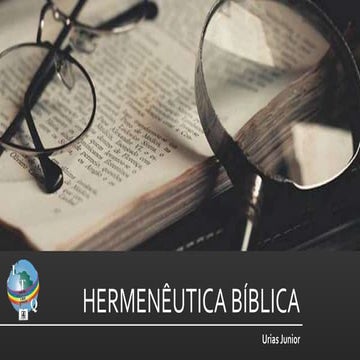 Hermenêutica Bíblica - Curso de Teologia | PPTX