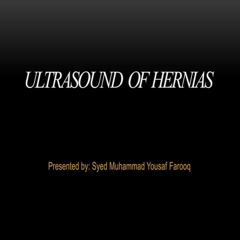 Ultrasound of Hernia