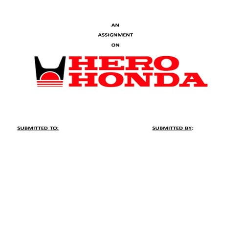 HERO MOTO CORP | PPTX