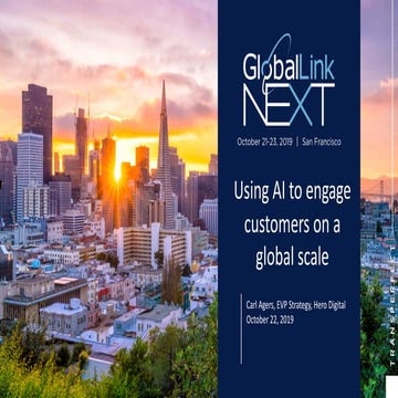 Enhancing Customer Experience through AI | PPTX