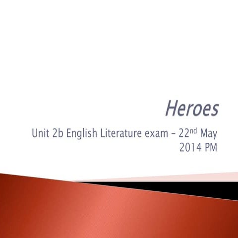 Heroes exam format