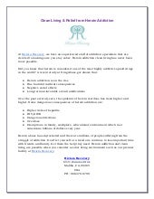 Clean Living & Relief from Heroin Addiction