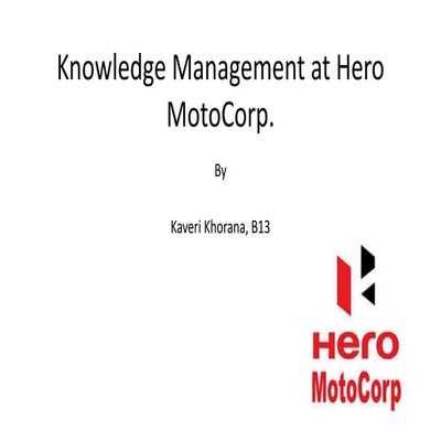 Hero moto corp km