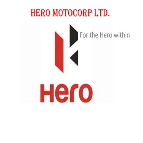 statistic project on Hero motocorp