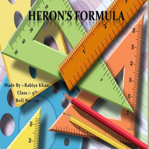 Herons formula