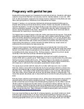 Herpes During Pregnancy