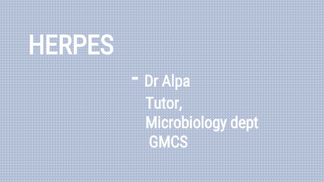 Herpes simplex virus | PPTX