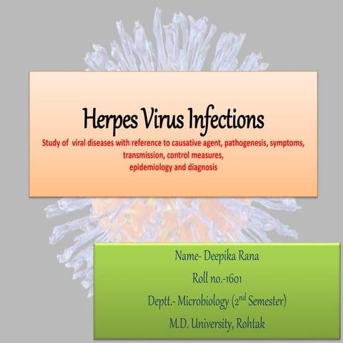 Herpes virus infections   copy