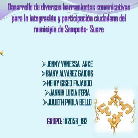 Herramienta comunicativa municipio de sampues