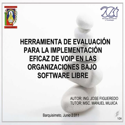 Herramienta de evaluación para la implementación eficaz de voip en las organi...