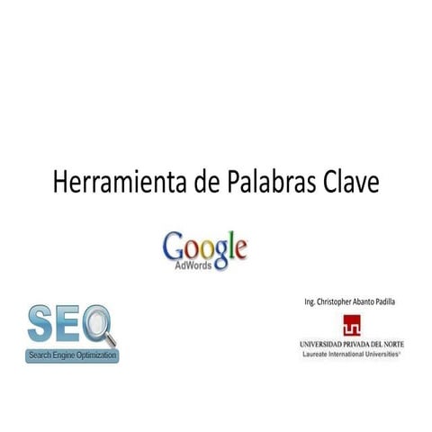 Herramienta de palabras clave