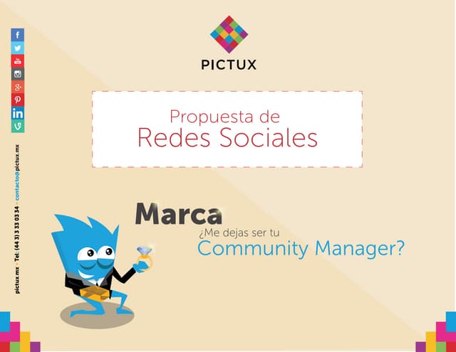 Propuesta de redes sociales Pictux