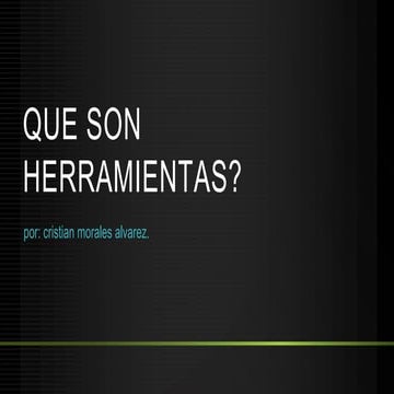 Herramientas