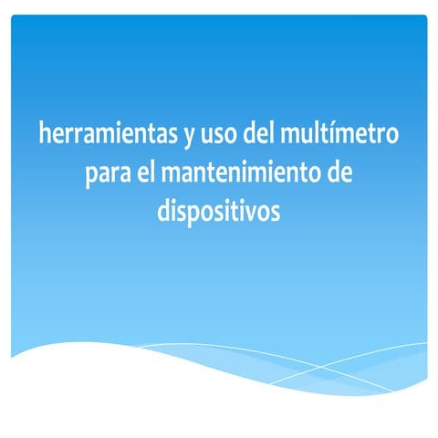 Herramientas