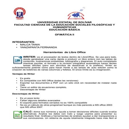 Herramientas Libres de Office