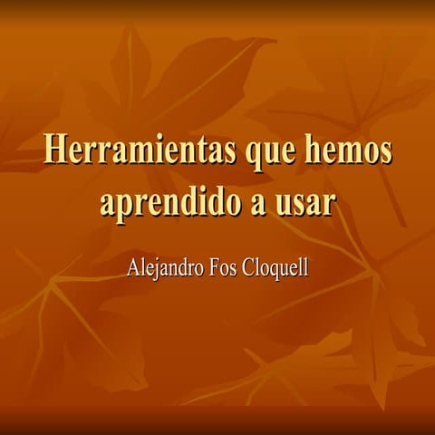 Herramientas