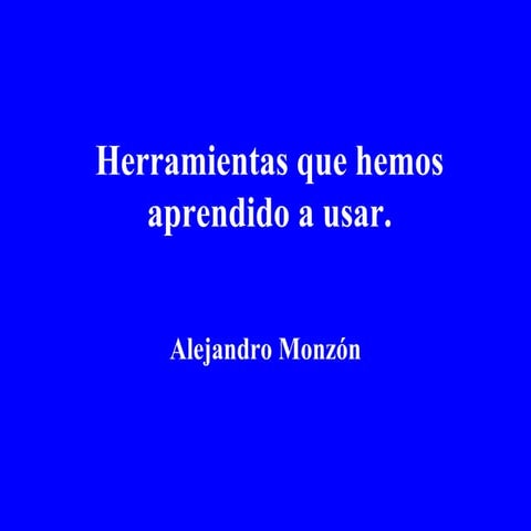 Herramientas