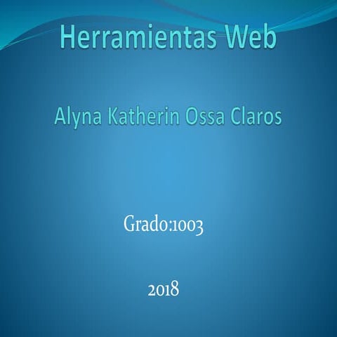 Herramientas web