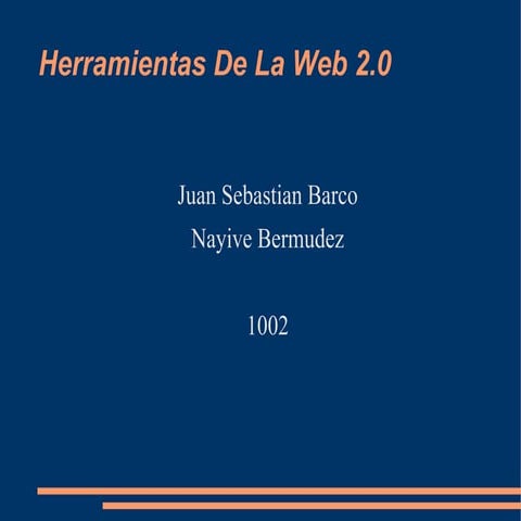Herramientas de la web 2.0 