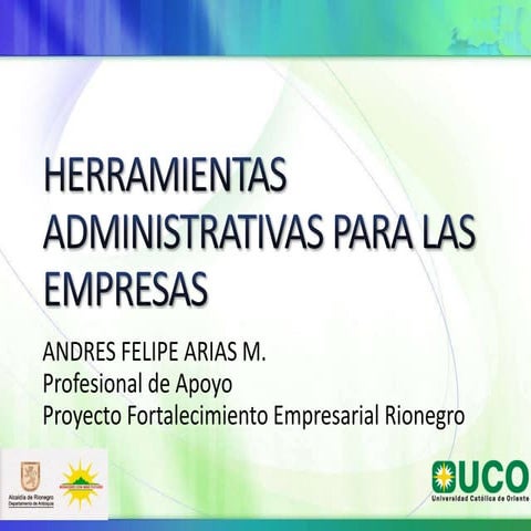 Herramientas Administrativas para la toma de decisiones | PPTX