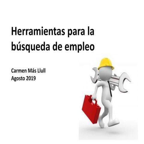 Herramientas para la búsqueda de empleo