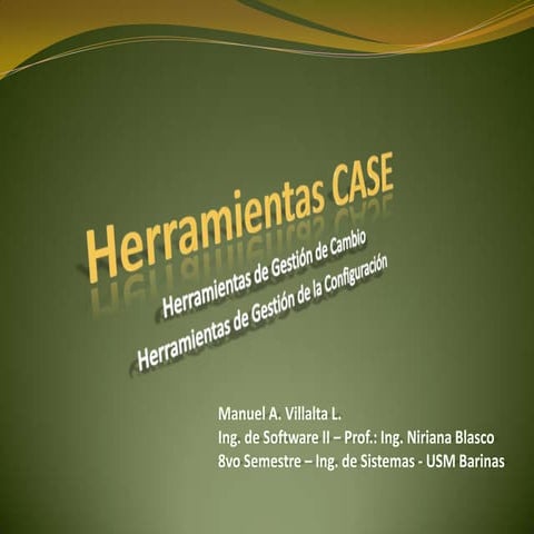 Herramientas case[gestion de cambio   gestion de la configu