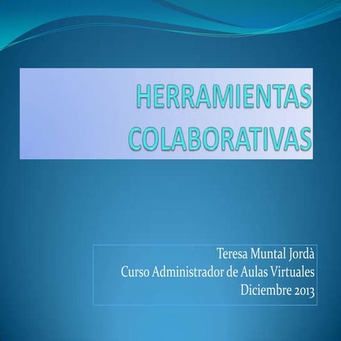 Herramientas colaborativas
