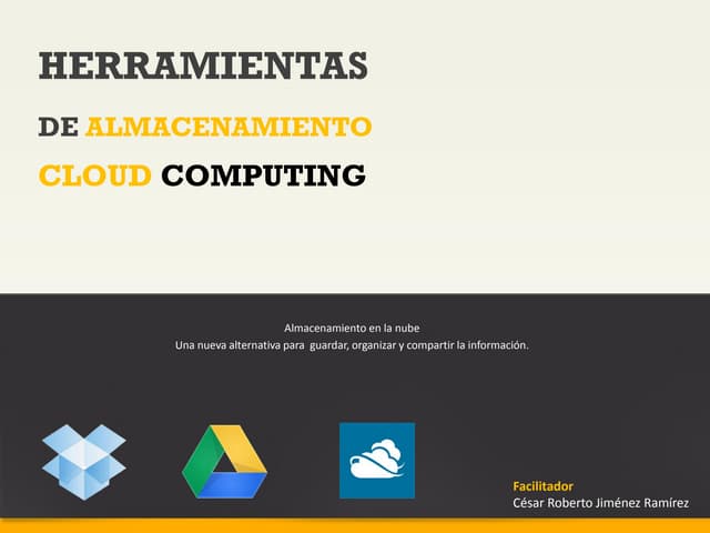 Herramientas colaborativas  almacen...