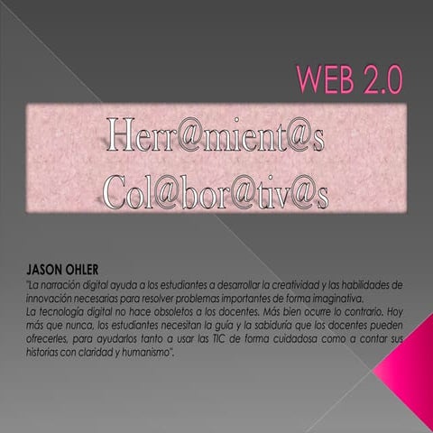 Herramientas colaborativas 2.0