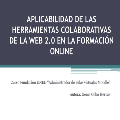 Herramientas colaborativas de la web 2.0