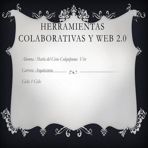 Herramientas colaborativas y web 2