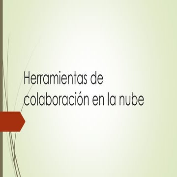 Herramientas de colaboración en la nube