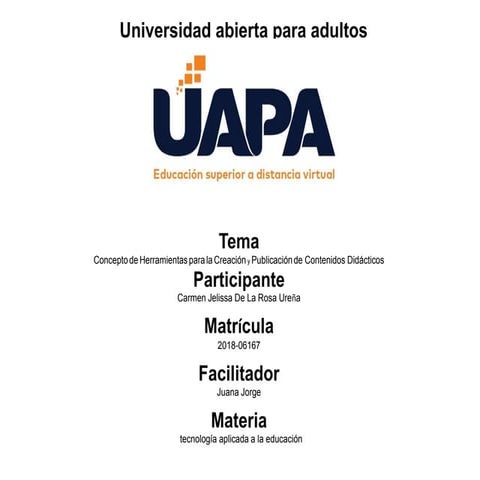 Herramientas de creacion y publicacion de contenidos didacticos